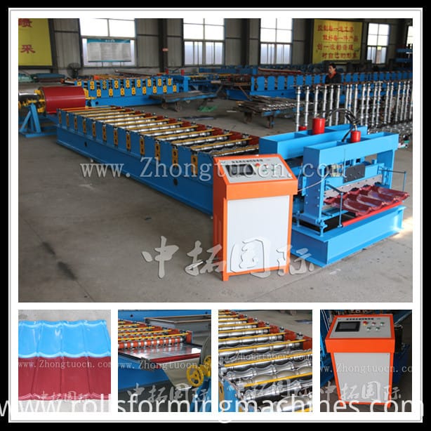 Glazed tile roll forming machine (8)