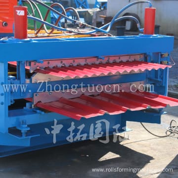 Double Layer Trapezoidal Roof Manufacturing Machine