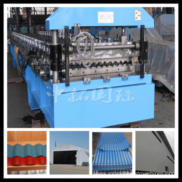 Aluminum Roofing Corrugating Roll Forming Machine
