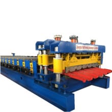 New 970 steel roof tile forming machine