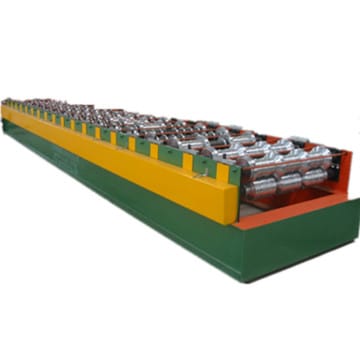 Electric appliance cabinet rail roll forming machine